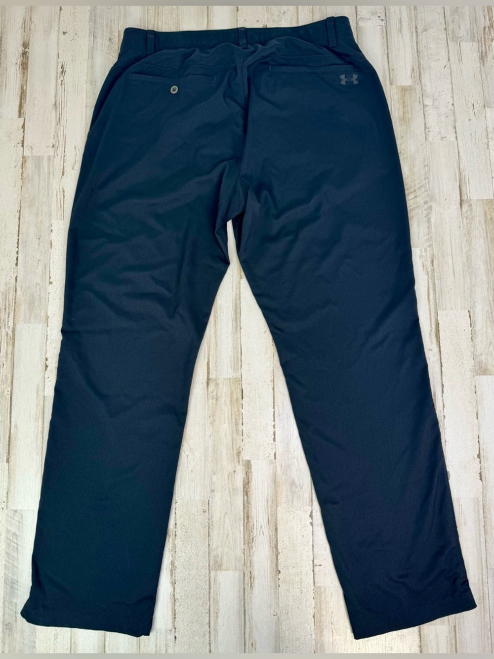 Under Armour Golf Pants Mens 36x32 Black Straight Stretch Nylon Polyester Golf - Picture 8 of 10